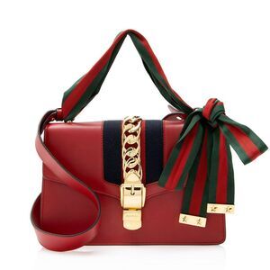 Gucci Leather Sylvie Small Shoulder Bag